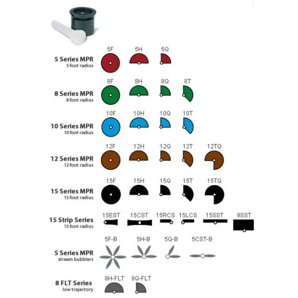 Rain Bird - RB8 - 8 ft. MPR Fixed Pattern Nozzle - Image 3