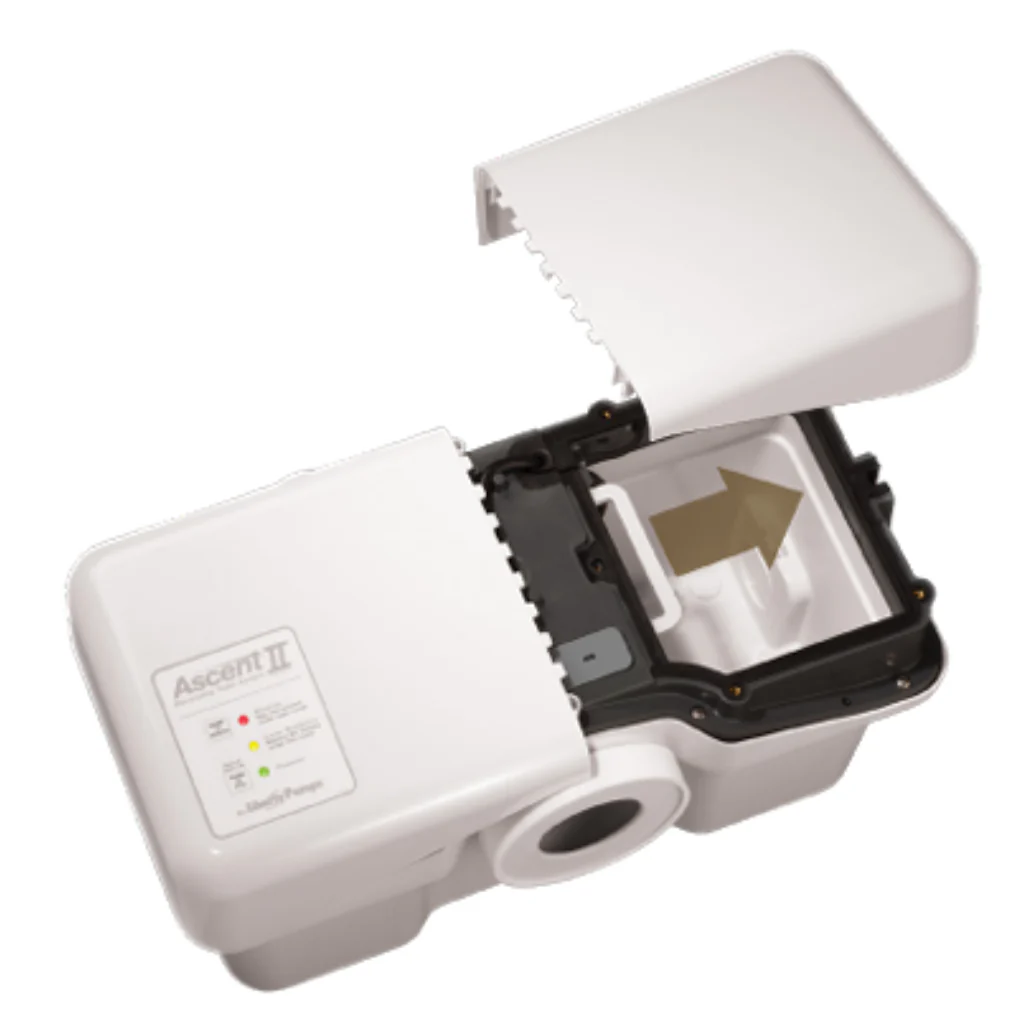 Liberty Pumps ASCENTII-ESW Ascent II Macerating Toilet System (Elongated) - Image 8